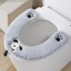 Pu Lian U-образная водонепроницаемая утолщенная накладка на сиденье унитаза с принтом собачьей лапы