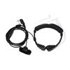 Throat Mic Headset Acoustic Tube Earpiece PTT for Baofeng UV5R 2‑Way Radio Walkie Talkie