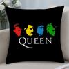 Наволочка Rock Queen BandS Короткий плюш Диван Декоративный Подарок Дом Двусторонняя печать Подушка
