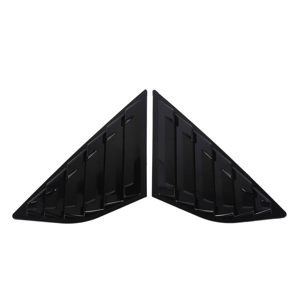 Крышка жалюзи заднего окна, глянцевая черная, ABS, треугольная, боковые жалюзи, крышка вентиляционного отверстия для Focus C346 Ha