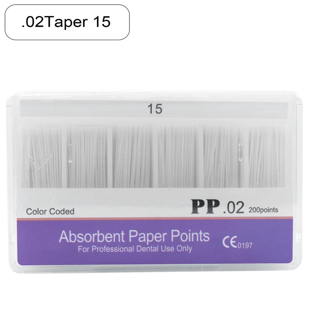 Дентальные абсорбирующие бумажные штифты Влагопоглощающие бумажные кончики Конусность 0.02 0.04 0.06 Эндодонтия Расходные материалы для стоматологических клиник