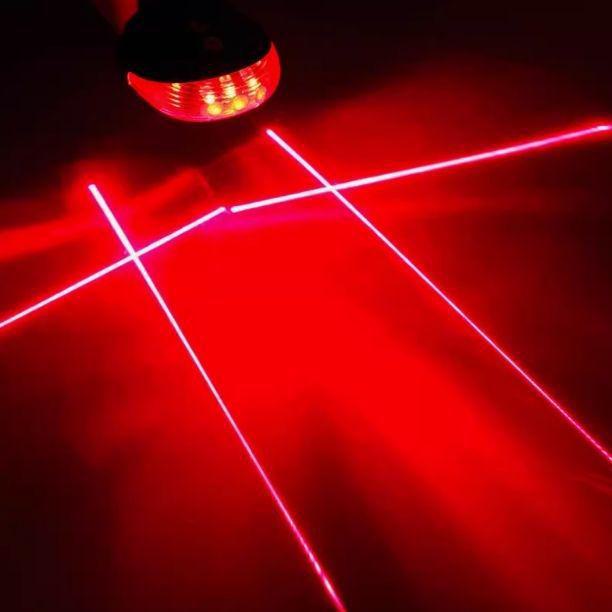 Светодиодный лазерный задний фонарь для горных велосипедов — аксессуар для безопасности при ночной езде