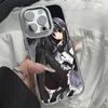 Japanese Anime Phone Case For Iphone 13 12 11 17 16 15 Pro Max 14 Plus 17Air 16E 17E Coque Phone Cover Funda Light Luxury