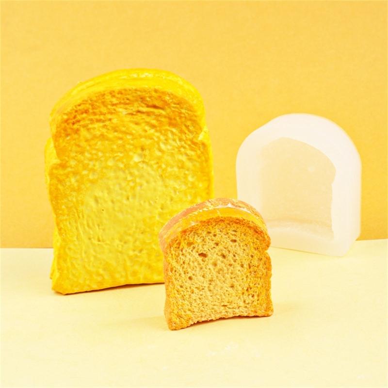 Sliced Toast Bread Silicone Mold DIY Cake Pastry Baking Mold Cake Decorating Tool for Making Chocolate Fondant Nonstick