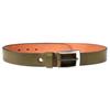 Ceinture - LEONARDO VERRELLI - LV0045 - Cuir véritable - Vert - Longueur 130 cm