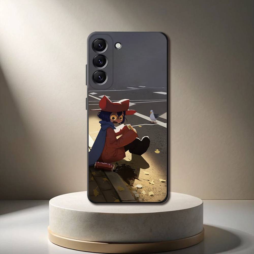 Чехол для телефона Game O-One Shot N-Niko для Samsung Galaxy A 73,72,51,53,52,71,22,5G,Note,J7,8,9, Мягкий Черный Чехол