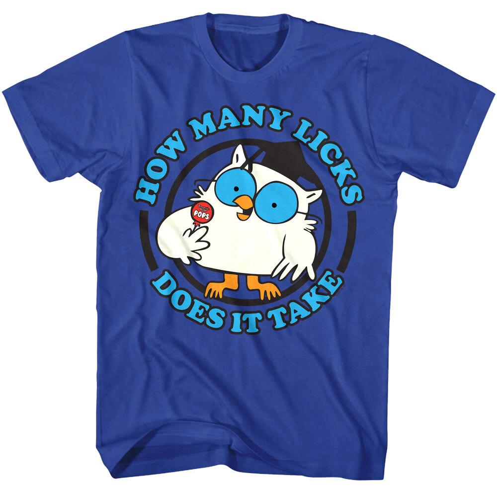 Tootsie Pops How Many Licks Men T Shirt Mr Owl Candy Lollipops Tootsie Rolls