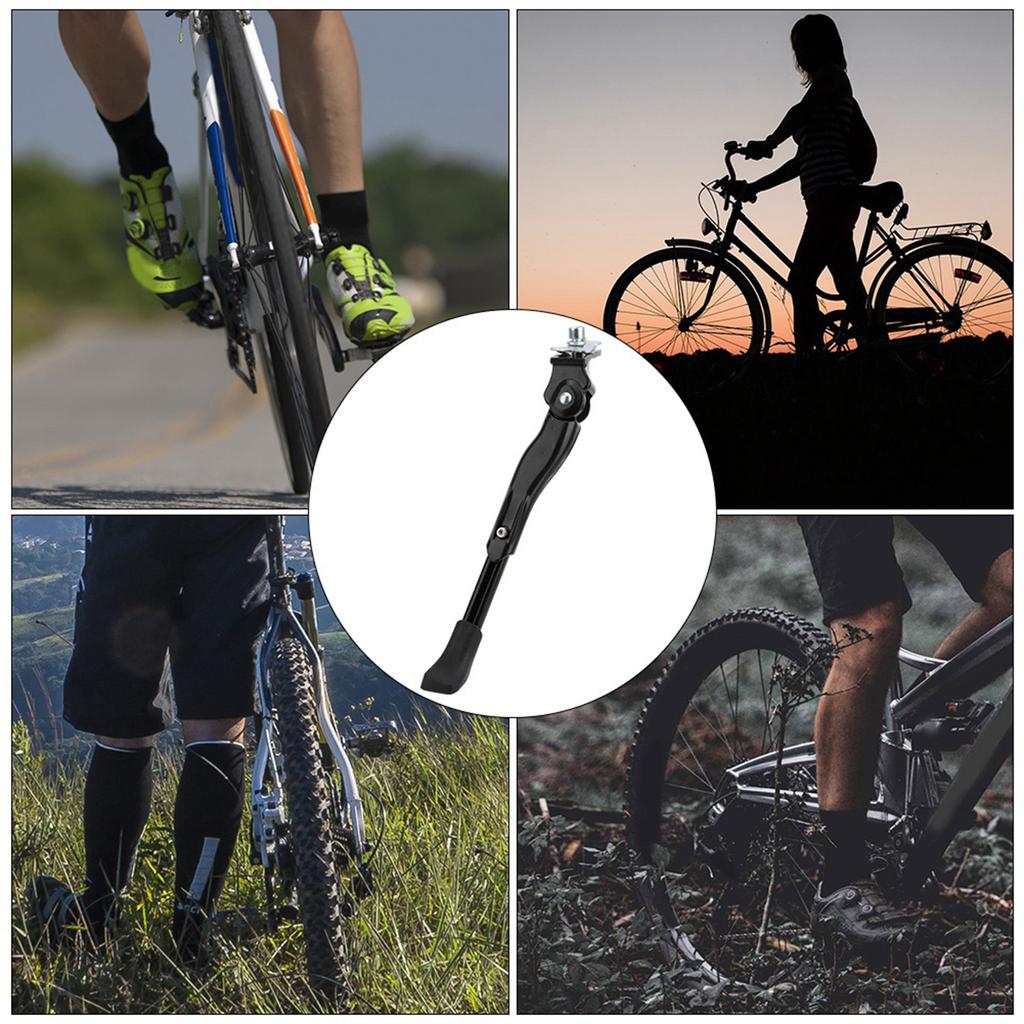 Bike Aluminium Alloy Middle Support Side Rack Kickstand for Mountain Road Bicycle