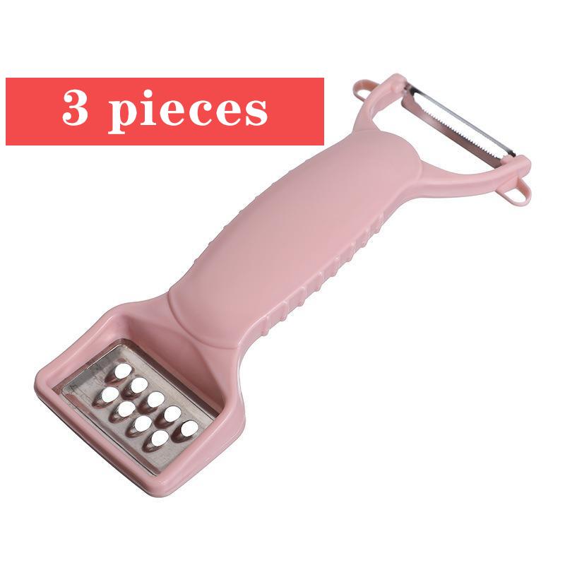 Многофункциональная овощечистка и терка для фруктов и овощей Ручной слайсер Двухголовочный резак для огурцов, моркови, картофеля, кухонные гаджеты для дома