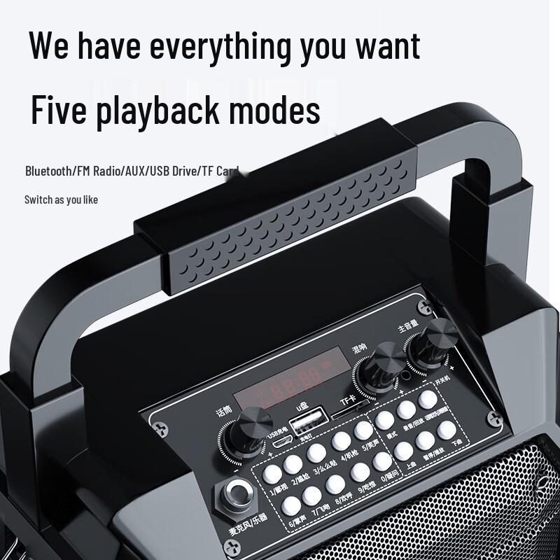 Портативная уличная Bluetooth-колонка Newman K99, штекер CN (адаптер в комплекте) (Китайская версия)