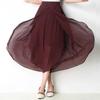 Летние брюки свободные женские брюки длиной до щиколотки с высокой талией шифоновая юбка широкие брюки брюки больших размеров