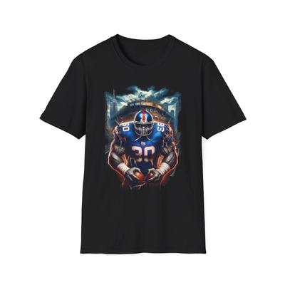 Футболка "Монстр" NY Giants - Яростная одежда для фанатов НФЛ