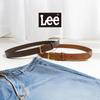 [Fine Plus] Ремень Lee 30 мм 112 см, кожаный, винтажный, из натуральной кожи, узкий, артикул 0120597