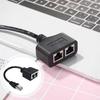 Universal Ethernet Cable Splitter RJ45 High-Speed Easy Installation Network Adapter Internet Port Extender 1 to 2