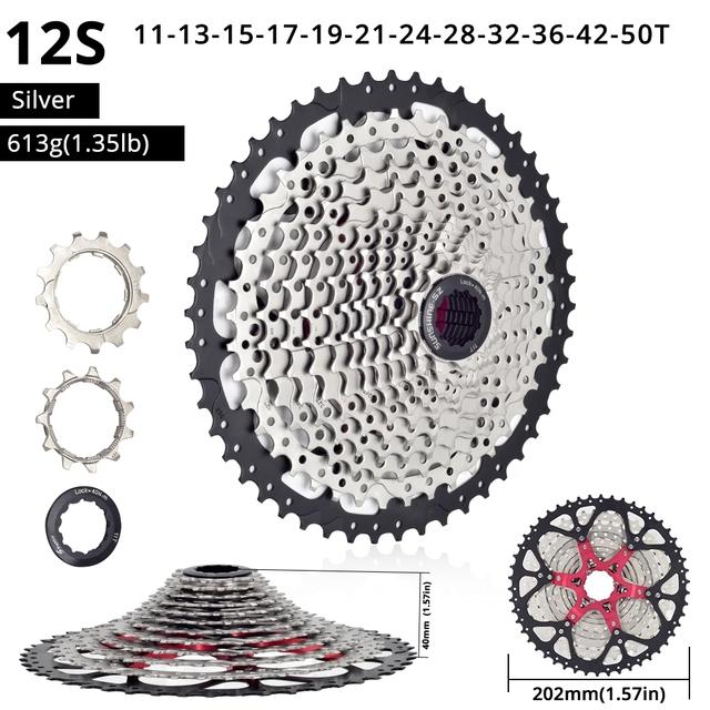 SWTXO велосипедная кассета 12 11 10 9 скоростей Mtb трещотка HG 8 В 9 В 11 В 12 В 10 В звездочка для горного велосипеда 32/36/40/42/46/50T