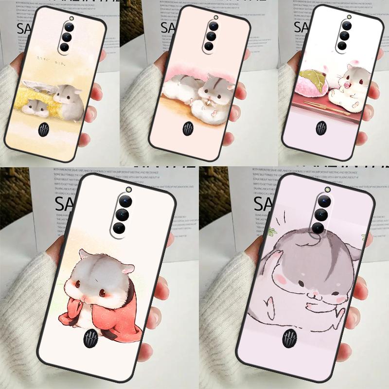 Hamsters Case For ZTE Nubia Red Magic 8S 8 9 Pro Plus Red Magic 6 7 Pro 6S 7S Pro 5G 5S 6R Funda