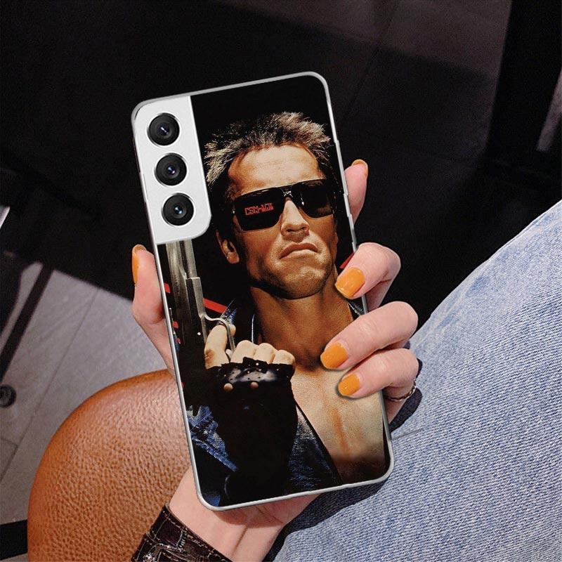 Чехол для телефона Arnold Schwarzenegger Terminator для Samsung Galaxy S24 S25 Edge S26 Ultra S23 S22 S21 Plus S20 FE + Персонализированный Pri
