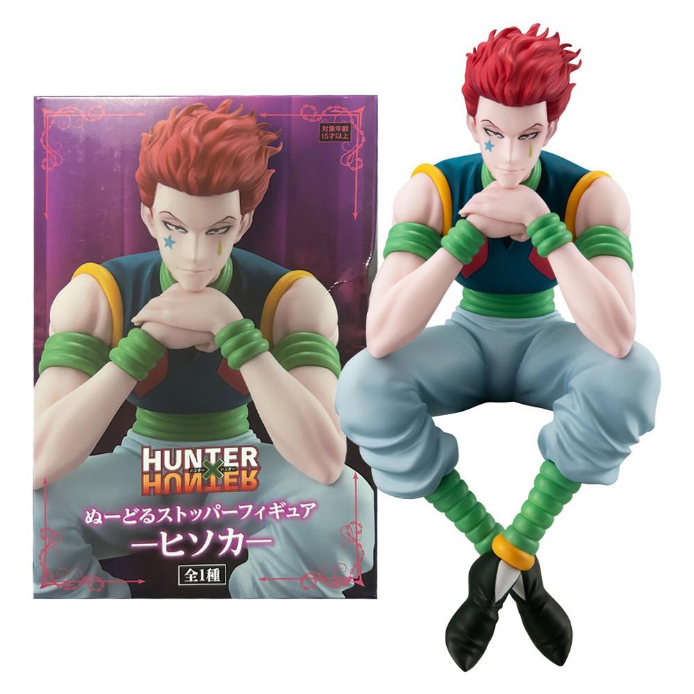 13,5 см Аниме HUNTER×HUNTER Хисока Пресс для лапши Сидящая модель Игрушка Коллекция подарков Фигурка Действия ПВХ В коробке