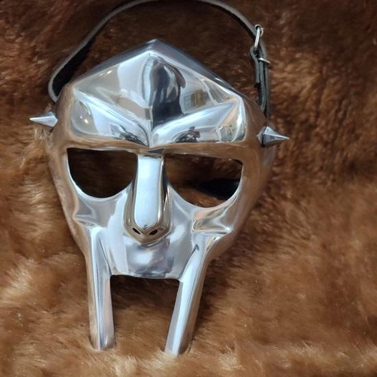 MF Doom Mask Aluminum Mad Villain Mask Hand Forged Medieval Doom Mask Tribute To MF