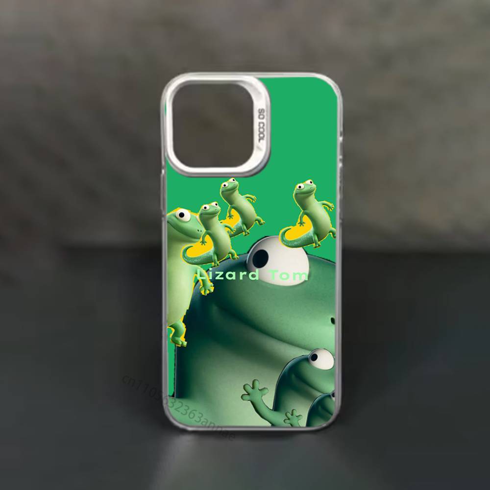 Tom Lizard phone Case for iPhone 17 11 12 Pro Max Plus Mini Air SE 16e 14 15 16 13 Soft Shell