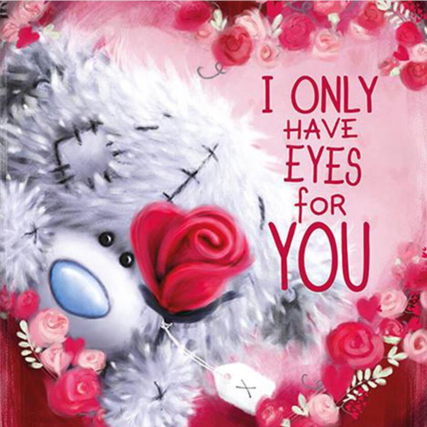 5D алмазная живопись плюшевый мишка полный алмаз животное круглый алмаз мозаика узор украшение дома Diy ручной работы