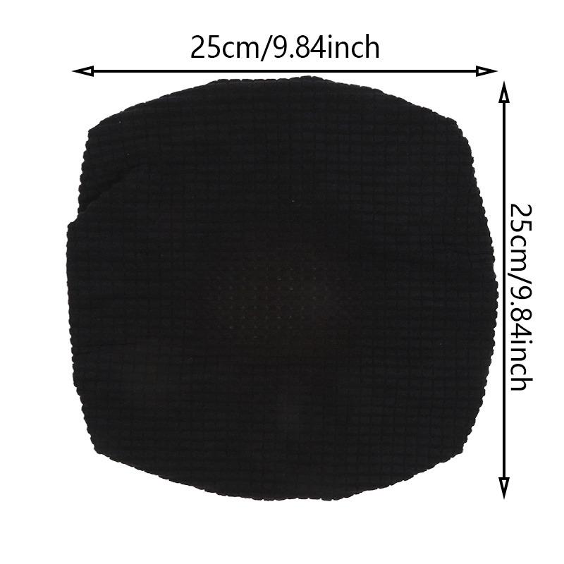 1 Классический эластичный квадратный туалетный табурет, противоскользящая подушка для обеденного стула, защитный чехол, смешанный полиэстер и спандекс, машинная стирка