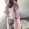 Women Casual Knitted Long Sleeve Cardigan Sweater Coat with Pockets Fashion Outerwear