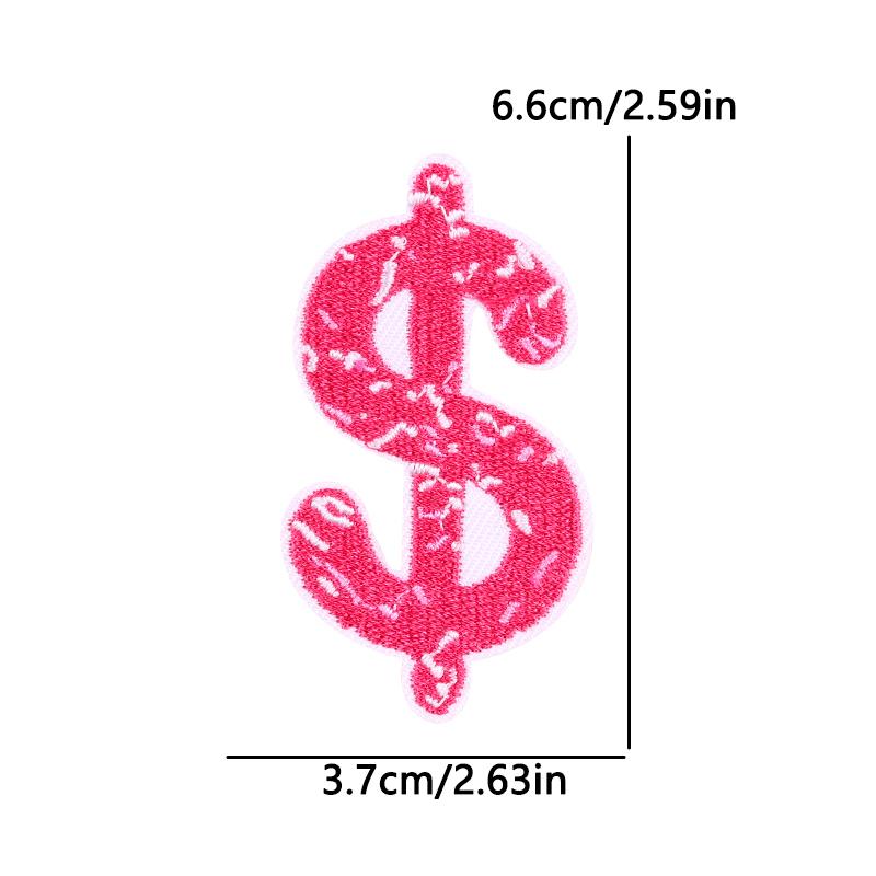 Lips Love Heart Patch Cartoon Embroidery Patch DIY Iron On Patches For Clothing Thermoadhesive Patches On Clothes Sewing Sticker