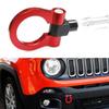 Спортивный Красный Алюминиевый Буксировочный Крюк-Кольцо в Стиле Трековых Гонщиков Для Jeep Renegade 2015-up