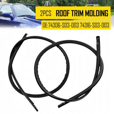 Для HONDA CIVIC 96-00 EK2 EK3 EK4 EK9 3Дв. Молдинг крыши боковой Правый и Левый КОМПЛЕКТ EXV