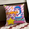 Cute Anime PPop TTeam Epic Cushion Cover Reversible Soft Durable Pillow Cover Home  Car MultiScene Use for Daily Comfort