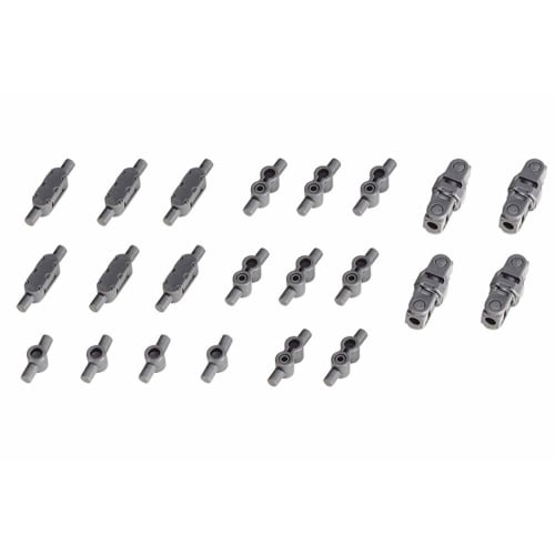 Kotobukiya M.S.G Modeling Support Goods Mecha Supply 18 Joint Set D, Total Length Approximately 21mm, Non-Scale Plastic Model