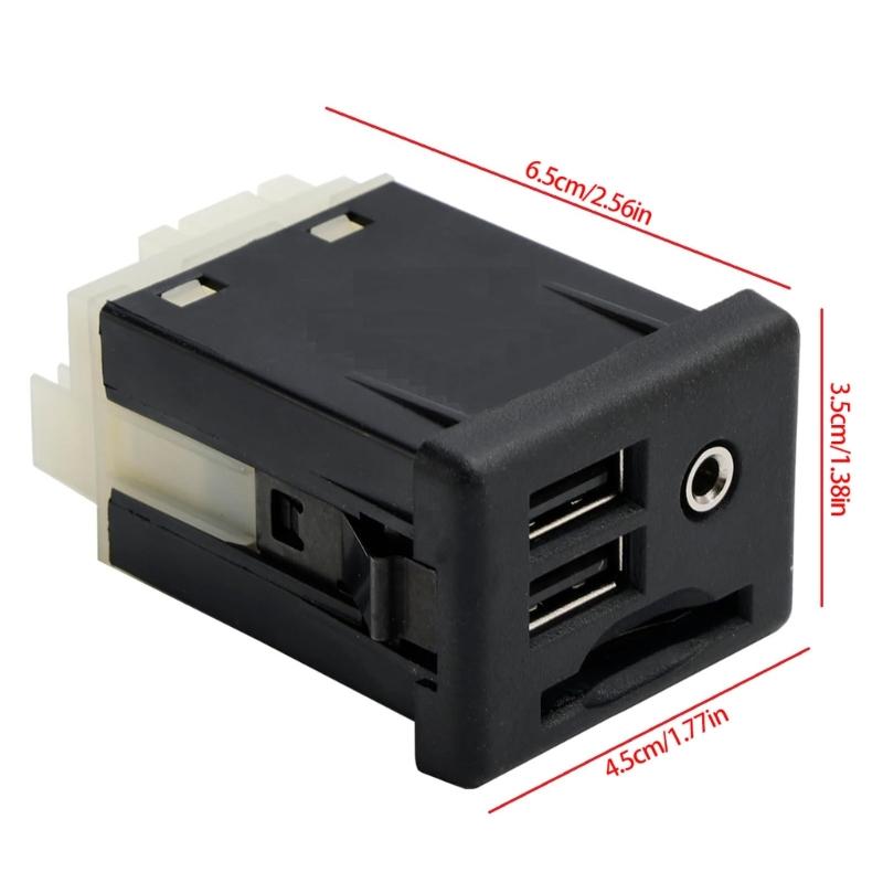 Разъемы USB-портов, кардридер 13581213 13599454 13581210 для замены вспомогательных разъемов центральной консоли ATS
