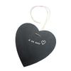 Hanging Slate - GRAINES CREATIVES - Heart - 23 X 23 Cm - Customizable - Decorative