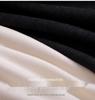 Женские широкие брюки с высокой талией из шерсти цвета Off-White - Осень/Зима 2025, на бархатной подкладке, саржевые, крой "сабля".