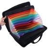 13 Accordion Pocket Fireproof Document Box Portable Safe Storage Case  Travel Storage