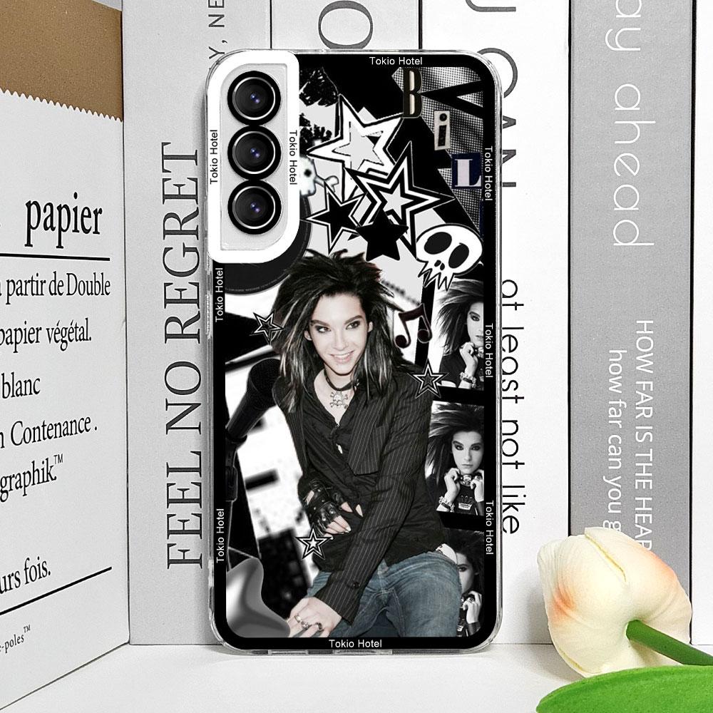Чехол для телефона певца Тома Билла Каулица T-tokio Hotel для Samsung Galaxy S23 S24 Ultra S21 S22 FE Мягкий чехол из ТПУ для Samsung S25 Plus