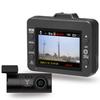 Yupiteru WDT410d Dash Cam with Front and Rear Dual 1 Megapixel Maximum Viewing Direct Power Cord Compact Model Installation Cameras, HDR, 720p,
