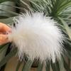 White Feather Hairpin Side Clip Hanfu Accessories Korean Feather Headdress Hairpin 