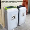 2Set Waterproof Garbage Bin Labels Easy To Apply Recycle Label Sign Waste Basket Labels  Trash Bins