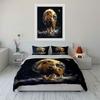 "Majestic Lunar Lion Elegance" Bedding sets Duvet covers Pillowcases(1* Duvet Cover 2* Pillowcases without duvet insert)