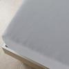 136206 vidaXL Drap-housse Jersey Gris 160x200 cm Coton