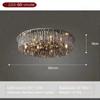 Luminaires Modern Light  Crystal Light Ceiling Living Room Atmosphere Simple Bedroom Restaurant Chandelier