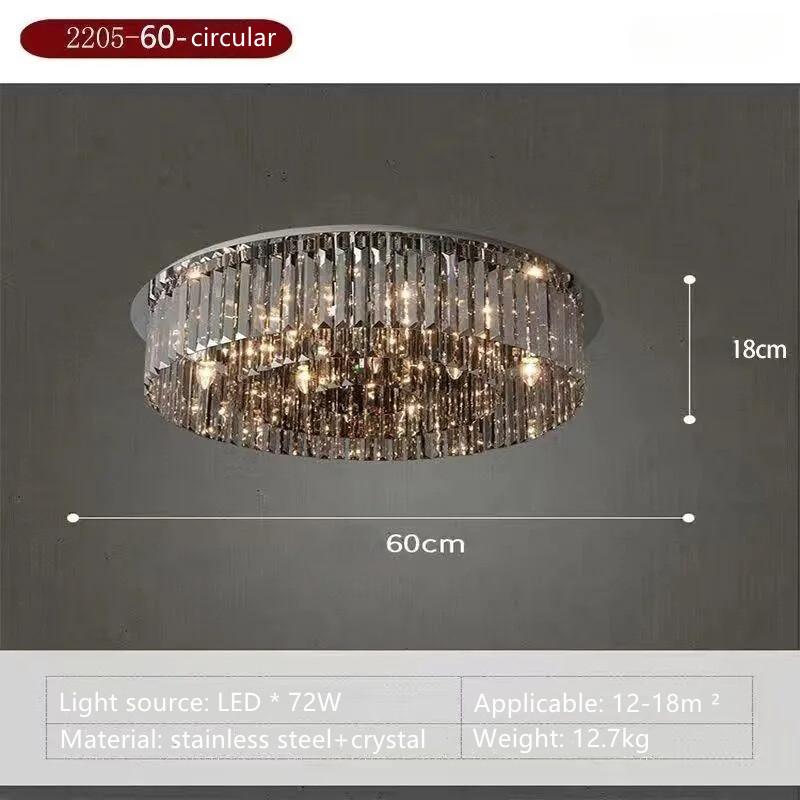 Luminaires Modern Light Crystal Light Ceiling Living Room Atmosphere Simple Bedroom Restaurant Chandelier