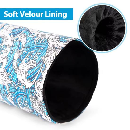 Hawaiian Style Golf Club Cover Sea Wave Tropical Pattern Barrel Driver Headcover