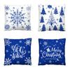 Christmas Themed Pillowcases Car Accessories Office Santa Claus Living Room Sofa Home Pillowcases