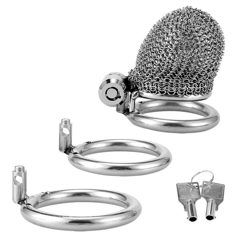 MoDi Сетка из нержавеющей стали, мужское устройство целомудрия, гладкая и легкая клетка для члена, секс-игрушки для мужчин, замок для пениса, уретры, игра для взрослых