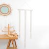 Nordic Boho Cotton Rope Hanging Hat Organizer Display Rack Cap Holder Scarf Hanger Macrame Home Wall Decor