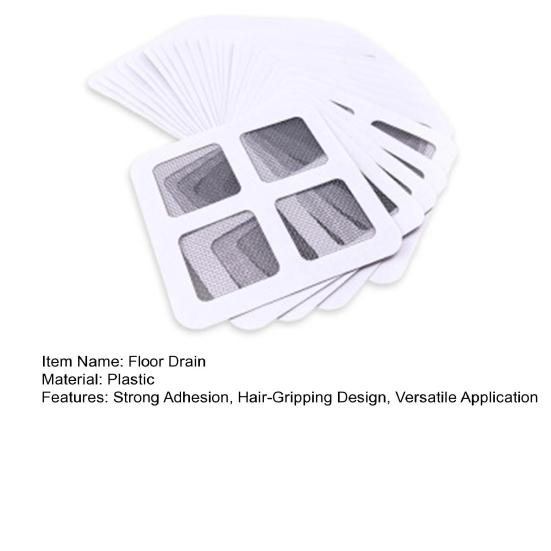 Yousheng 100 шт. одноразовая сетка для слива пола предотвращает засоры, мелкая сетка, устойчивая к разрывам, наклейки для слива волос с клейкой основой