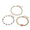 Hot-selling devil's eye shape women's bracelet set, personalized creative style jewelry foreign trade jewelry